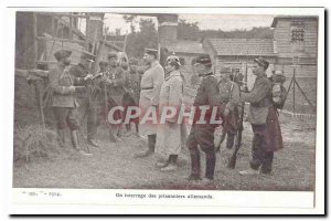 It asks German prisoners Old Postcard (militaria)