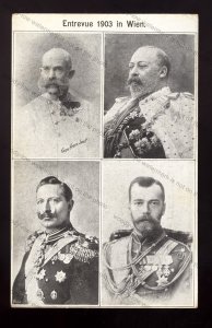 ROY430 - King Edward VII - Royal Meeting in Vienna, Austria in 1903 - Postcard