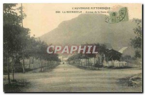 Old Postcard Picturesque Auvergne La Bourboule Avenue de la Gare