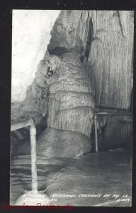 RPPC STANTON MISSOURI MERAMEC CAVERNS CAVE INTERIOR REAL PHOTO POSTCARD