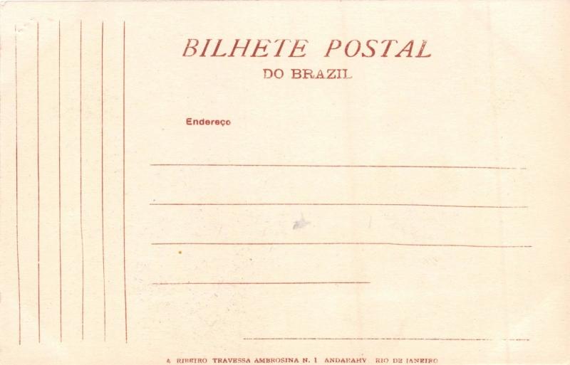 RIO DE JANEIRO BRAZIL~GAVEA~A RIBEIRO #114 POSTCARD