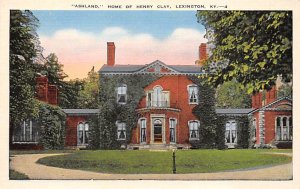 Ashland, home of Henry Clay Lexington KY