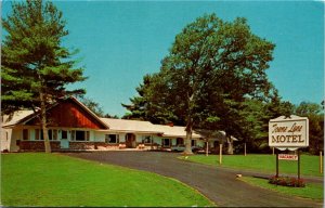 Postcard ME York County Ogunquit Towne Lyne Motel Roadside 1960s H15