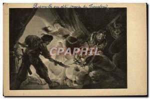 Old Postcard Rembrandt Der Der Triumph Delilah