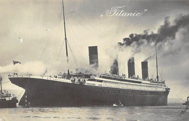 Titanic Reproduction Modern White Star Line Ship Steamer Unused 