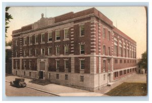 1920 Gymnasium Ohio University Athens Hand Colored Postcard P30E