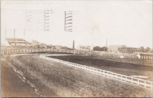 Springhill NS Race Track & Collieries c1917 RPPC Postcard E99