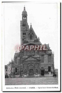 Old Postcard Collection Diary Paris Eglise Saint Etienne du Mont