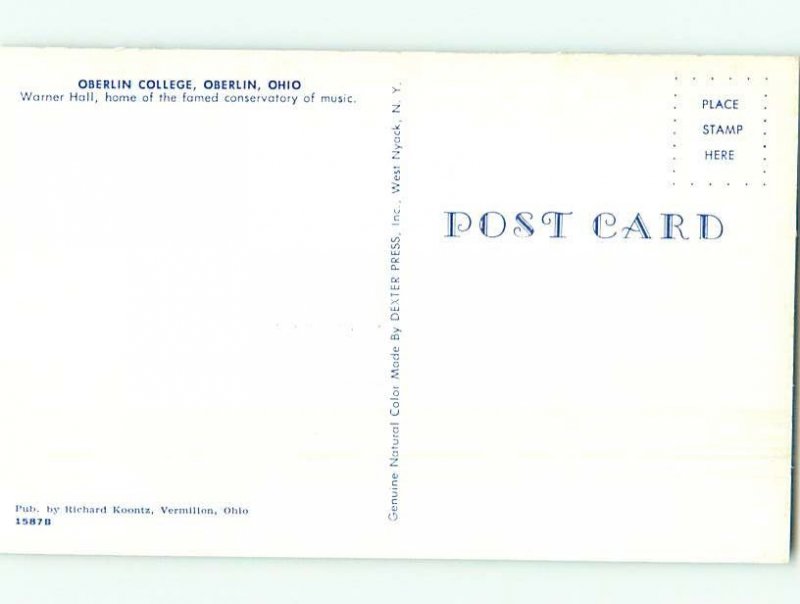 Chrome COLLEGE SCENE Oberlin Ohio OH AG7422