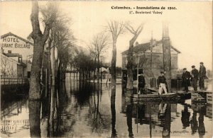 CPA COLOMBES Inondation-Boulevard Valmy (413448)