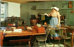 Massachusetts Old Sturbridge Village Candle Making At The Fitch House