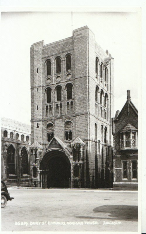 Suffolk Postcard - Bury St Edmunds - Norman Tower - Ref 15788A