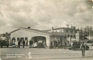 Postcard RPPC Mexico Nogales Garita Principal automobiles 23-6260