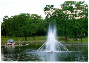 Maine Portland Deering Oaks Park The Fountain