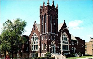 Sycamore, IL Illinois  UNITED METHODIST CHURCH  DeKalb County  VINTAGE Postcard