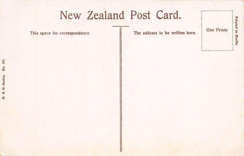 Government House, Auckland, New Zealand, Early Postcard, Unused