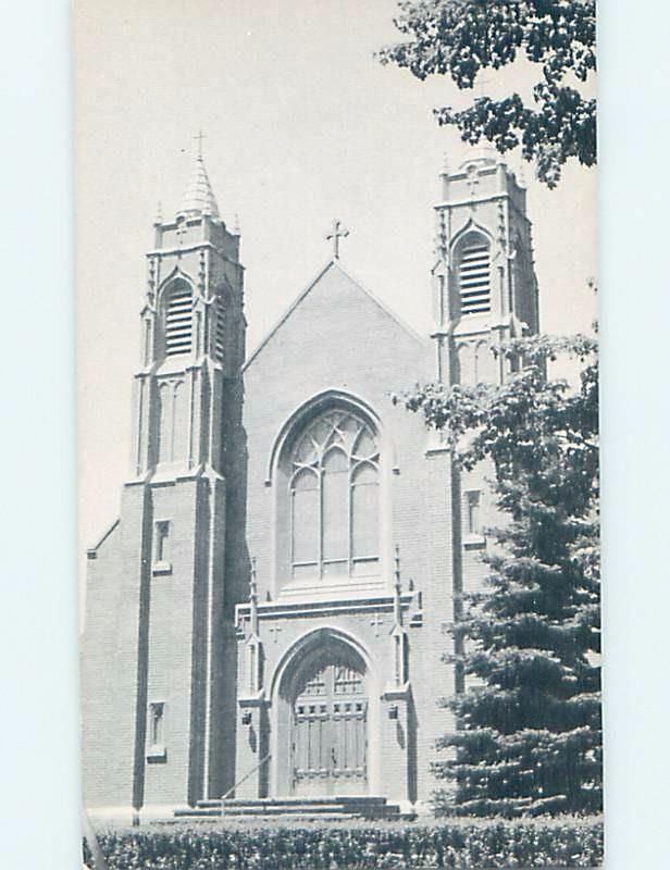 Unused Pre-1980 CHURCH SCENE Sherburne - Near Norwich & Cortland NY A7773