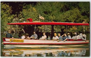 California RUSSIAN RIVER MOTOR BOAT Guerneville Rio Nido 1950s Vintage Postcard