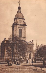 L245 England Cathedral Birmingham vintage postcard