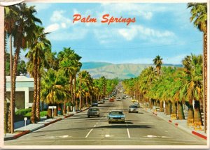 Postcard CA Palm Springs - Palm Canyon Drive