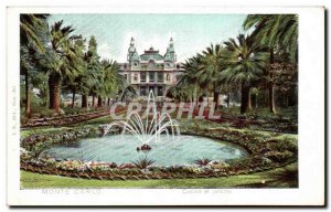 Old Postcard Monte Carlo and Monaco Casino Gardens