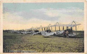 US Army Aviator Training Planes 1917 postcard