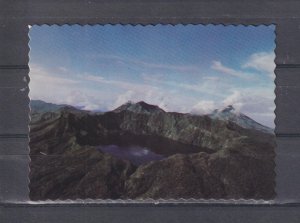 PAPUA, NEW GUINEA, BOUGANVILLE, CRATER LAKE,  c1980 ppc., unused.