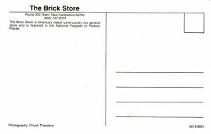 America Postcard- The Brick Store, America's Oldest Store, New Hampshire RS22125