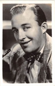 Bing Crosby real photo Music Singers Unused 