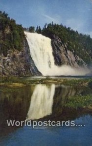 La Magnifique chute Montmorency, Falls of Montmorency Quebec Canada Unused 