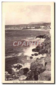 Postcard Old Nice Rochers du Chateau