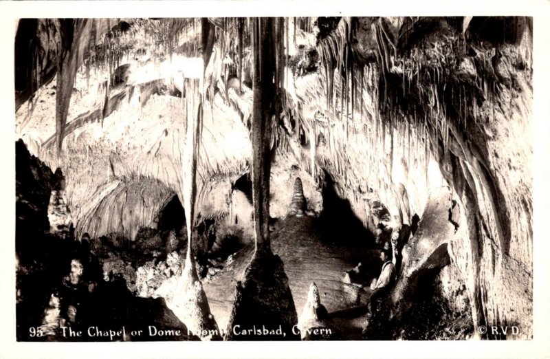 New Mexico Carlsbad Cavers The Chapel Real Photo
