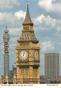 B97151 the post office tower  and big ben london  uk