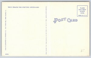 Rock Island Illinois~Fort Armstrong Hotel~Vintage Linen Postcard