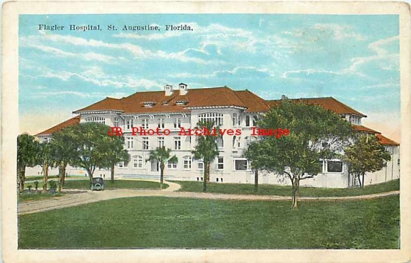 FL, Saint Augustine, Florida, Flagler Hospital, Exterior View, Kropp No 24924-7