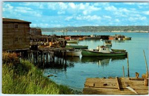 TERENCE BAY, Halifax County, NOVA SCOTIA Canada  FISHING VILLAGE Boats Postcard