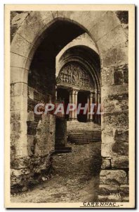 Postcard Old Carennac fortified gate and Entree From & # 39Eglise