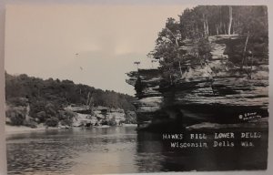 RPPC WI Wisconsin Hawks Bill Lower Dells