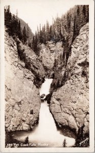 Fall Creek Falls Alaska Sawyers 1943 US Censorship Palmer AK Cancel Postcard H60