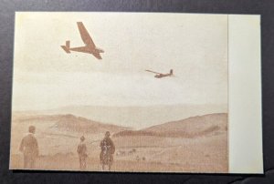 Mint Germany Aviation Glider RPPC Postcard