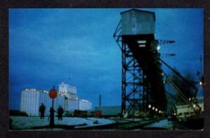 Loading Ships Night Harbor PORT CHURCHILL MANITOBA PC