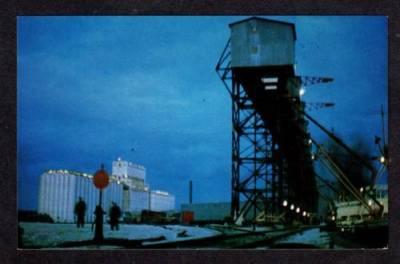 Loading Ships Night Harbor PORT CHURCHILL MANITOBA PC