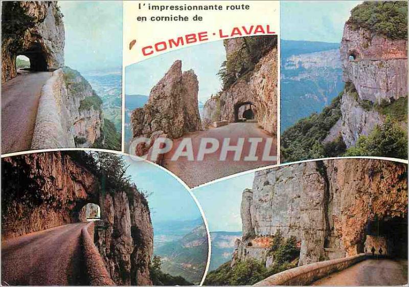 Postcard Old Route Laval Combe Landscapes Royans dominant 700 meters Cholet t...