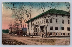 J89/ Fort Collins Colorado Postcard c1910 YMCA Building  87