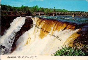 Kakabeka Falls Ontario Canada Postcard PC358