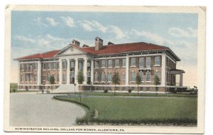 Postcard Administration Building College for Women Allentown PA