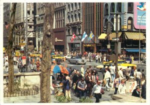 USA Postcard New York Fifth Avenue&42nd Street intersection picture