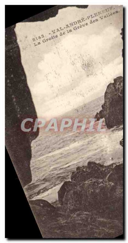 Postcard Old Val Andre Pleneuf Cave Greve des Vallees