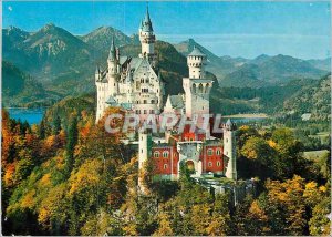 Modern Postcard Neuschwanstein castle