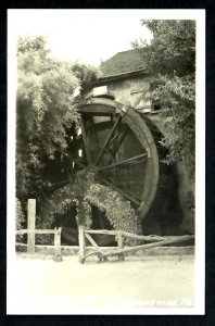 RPPC 55e Kodak  Old Grist Mill Wheel  St. Augustine Fla. Unused